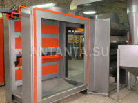 Двухпостовая камера напыления с автопротяжкой каретки КНДАКБЦ 3000/1200